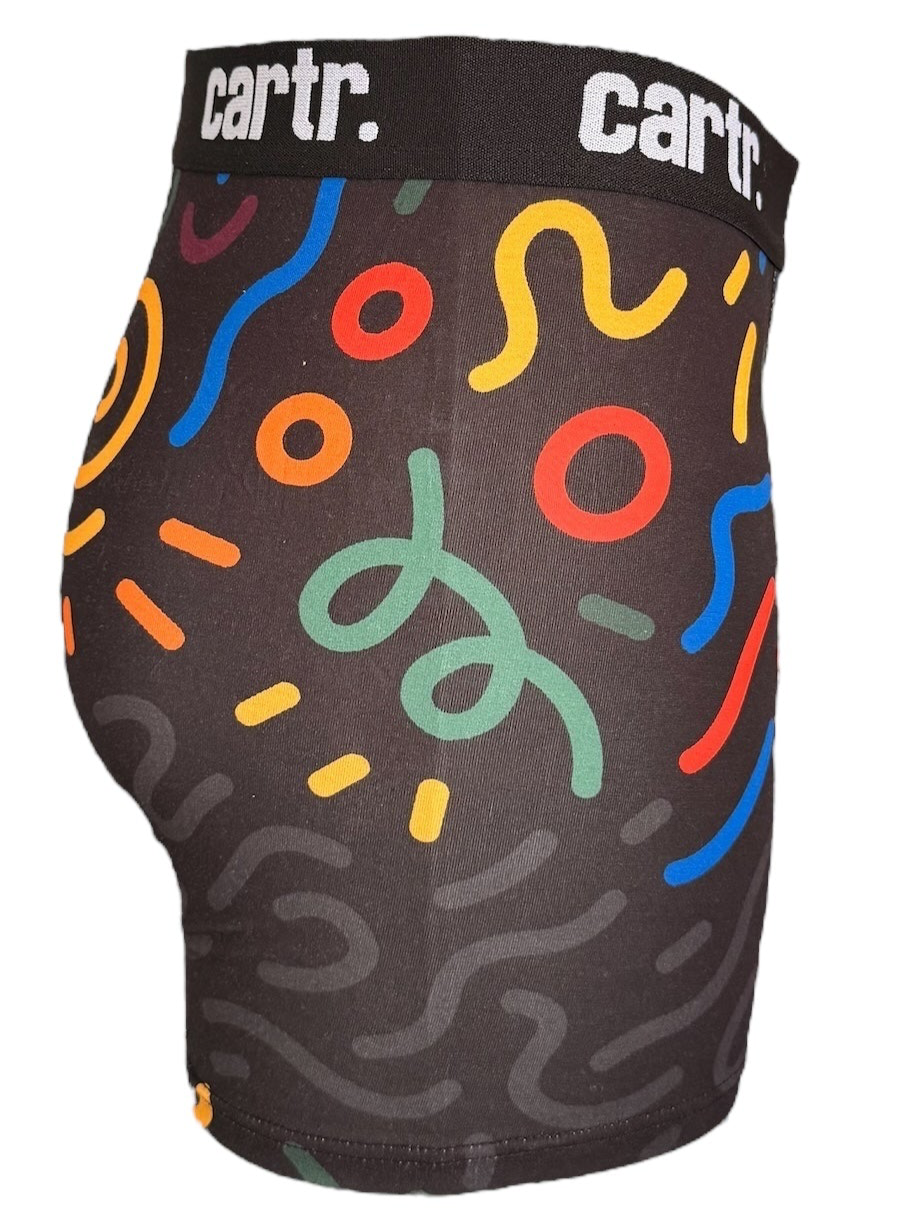Cartr Cotton Stretch Boxer Brief - Geometric