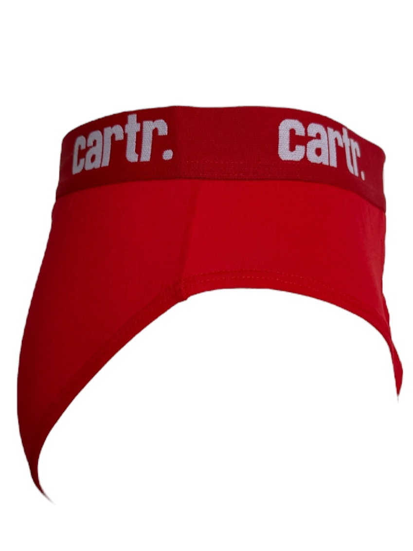 Cartr Cotton Stretch Brief - Red