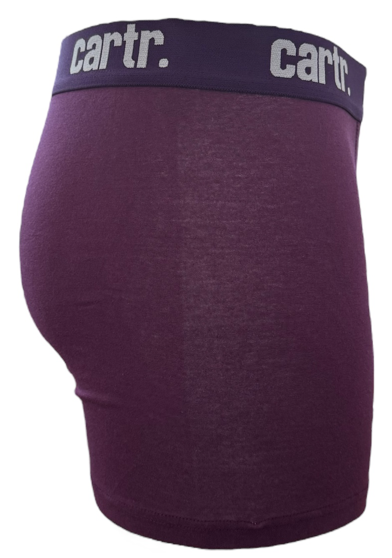 Cartr Cotton Stretch Boxer Brief - Purple