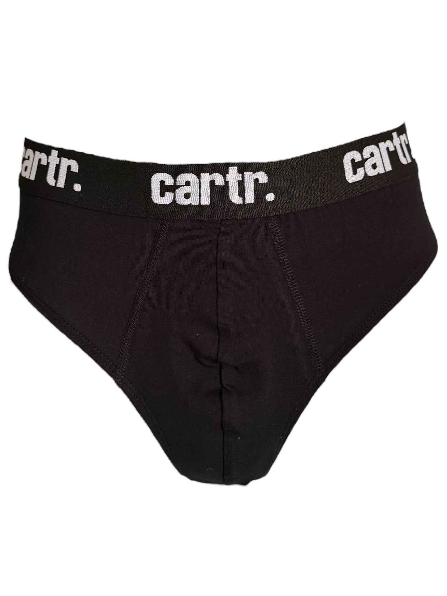 Cartr Cotton Stretch Brief - Black