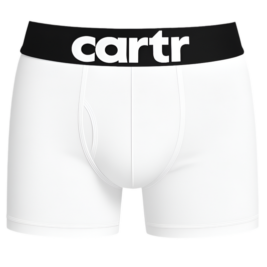 Classic Cartr Boxer Briefs - White/Black