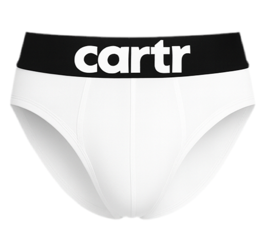 Classic Cartr Briefs - White/Black