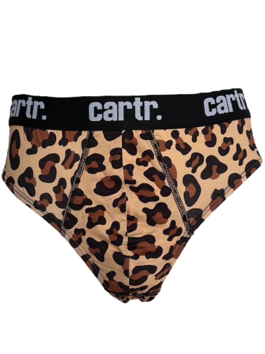Cartr Cotton Stretch Brief - Leopard