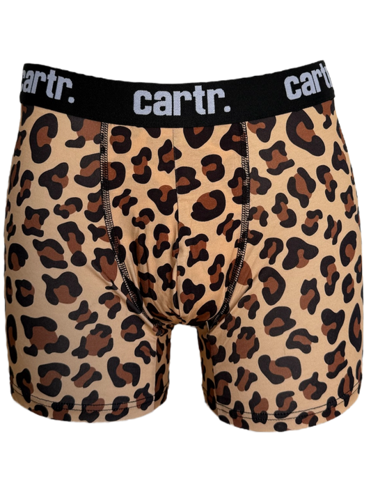 Cartr Cotton Stretch Boxer Brief - Leopard Print