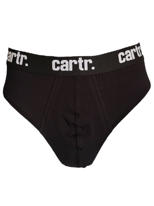 Cartr Cotton Stretch Brief - Black